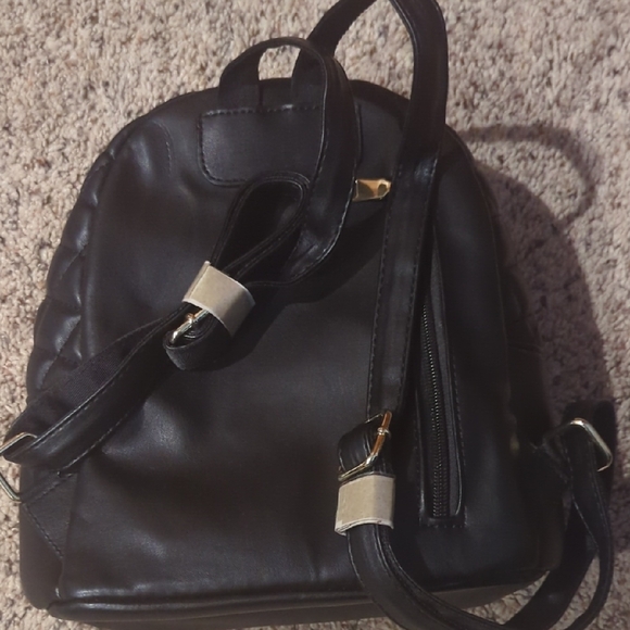 Chic Black Quilted Women's Backpack New Without Tags(New Without Tags) - Picture 9 of 10